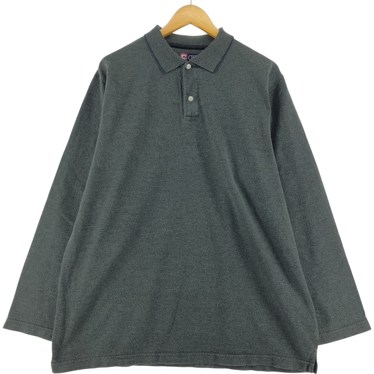 古着 90年代 ラルフローレン Ralph Lauren CHAPS チャップス 長袖 ポロシャツ メンズXL相当/eaa528819