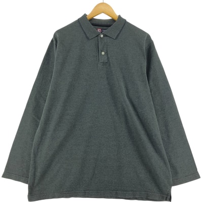 古着 90年代 ラルフローレン Ralph Lauren CHAPS チャップス 長袖 ポロシャツ メンズXL相当/eaa528819