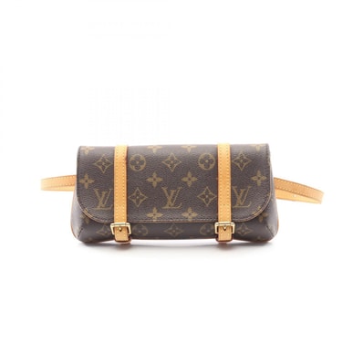 ルイ・ヴィトン LOUIS VUITTON ポシェット マレル ウエストバッグ ボディバッグ バッグ PVCコーティングキャンバス レザー モノグラム レディース ブラウン系 M51159 【中古】