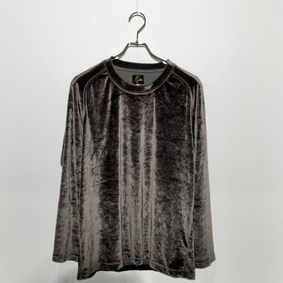 Needles Velour L/S Tee Gray
