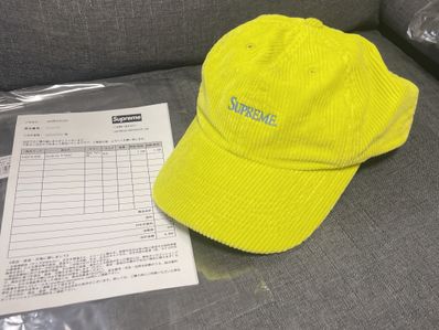 Supreme Corduroy 6-Panel "Neon Green"