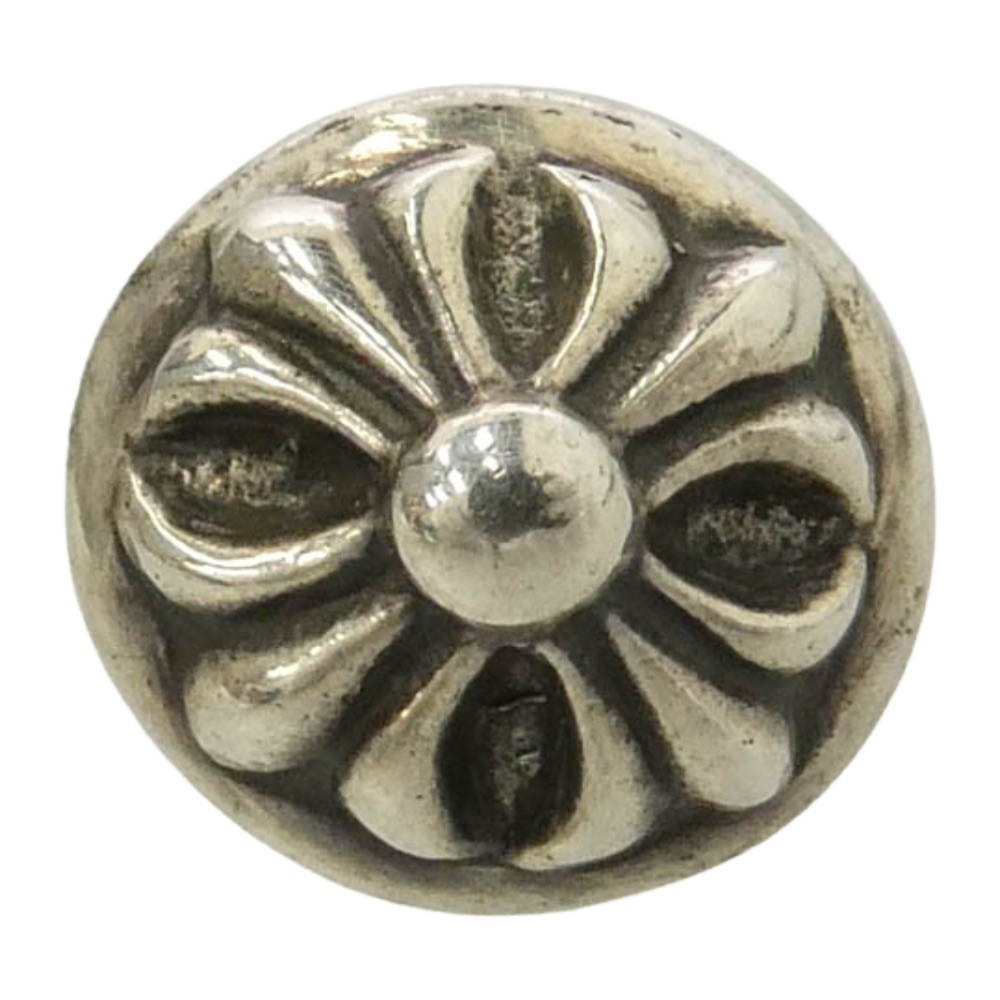 CHROME HEARTS クロムハーツ(原本有) STUD CRSBLL クロスボール スタッド ピアス シルバー系【中古】