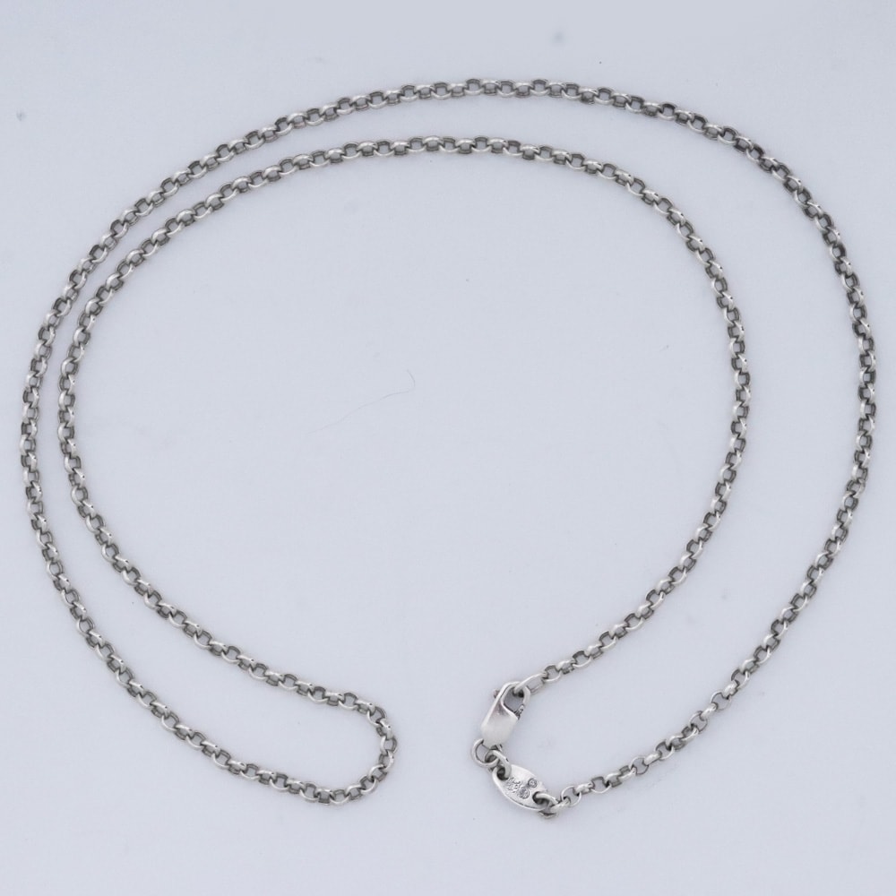 Chrome Hearts Roll Chain Necklace "Silver"