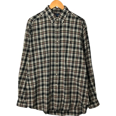古着 ラルフローレン Ralph Lauren BLAKE 長袖 ボタンダウンチェックシャツ メンズL相当/eaa560817