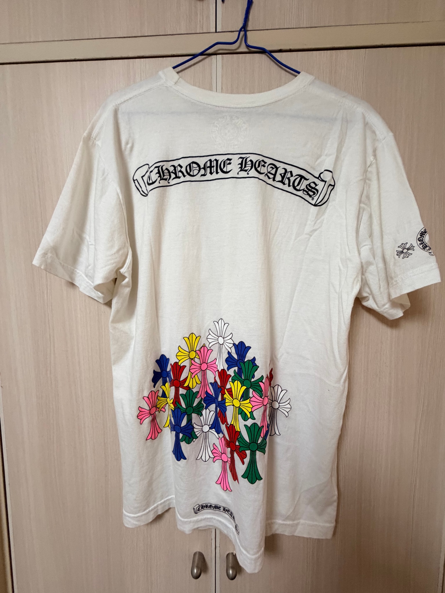 Chrome Hearts Cemetery Cross T-Shirt "White/Multicolor"