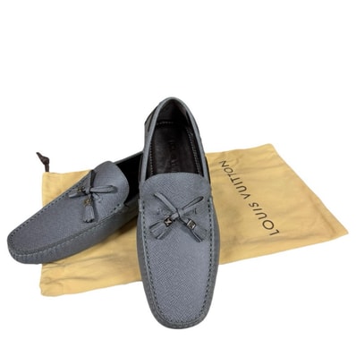 ルイヴィトン ドライビングシューズ タイガ ローファー タイガレザー メンズ LOUIS VUITTON 中古
