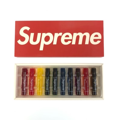 超美品 Supreme シュプリーム Kokuyo Translucent Crayons マルチカラー ロウ/ クレヨン 10色クレヨン 604440 【中古】