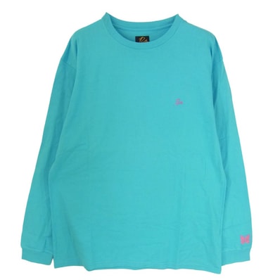 Needles ニードルス Tシャツ 20SS J0465 JEANS FACTORY ジーンズファクトリー 別注 L/S TE ロングスリーブ 長袖 Tシャツ カットソー ブルー系 L【中古】