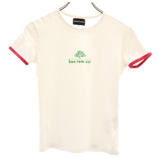 Emporio Armani エンポリオアルマーニ 半袖 Tシャツ S ホワイト系