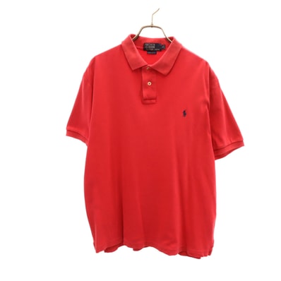 Polo by Ralph Lauren ポロバイラルフローレン 半袖 ポロシャツ L レッド