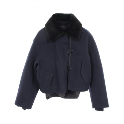 エルメス HERMES ショートモジュラー 衣料品 アウター カシミヤ レディース ネイビー系 5110287DB 【中古】