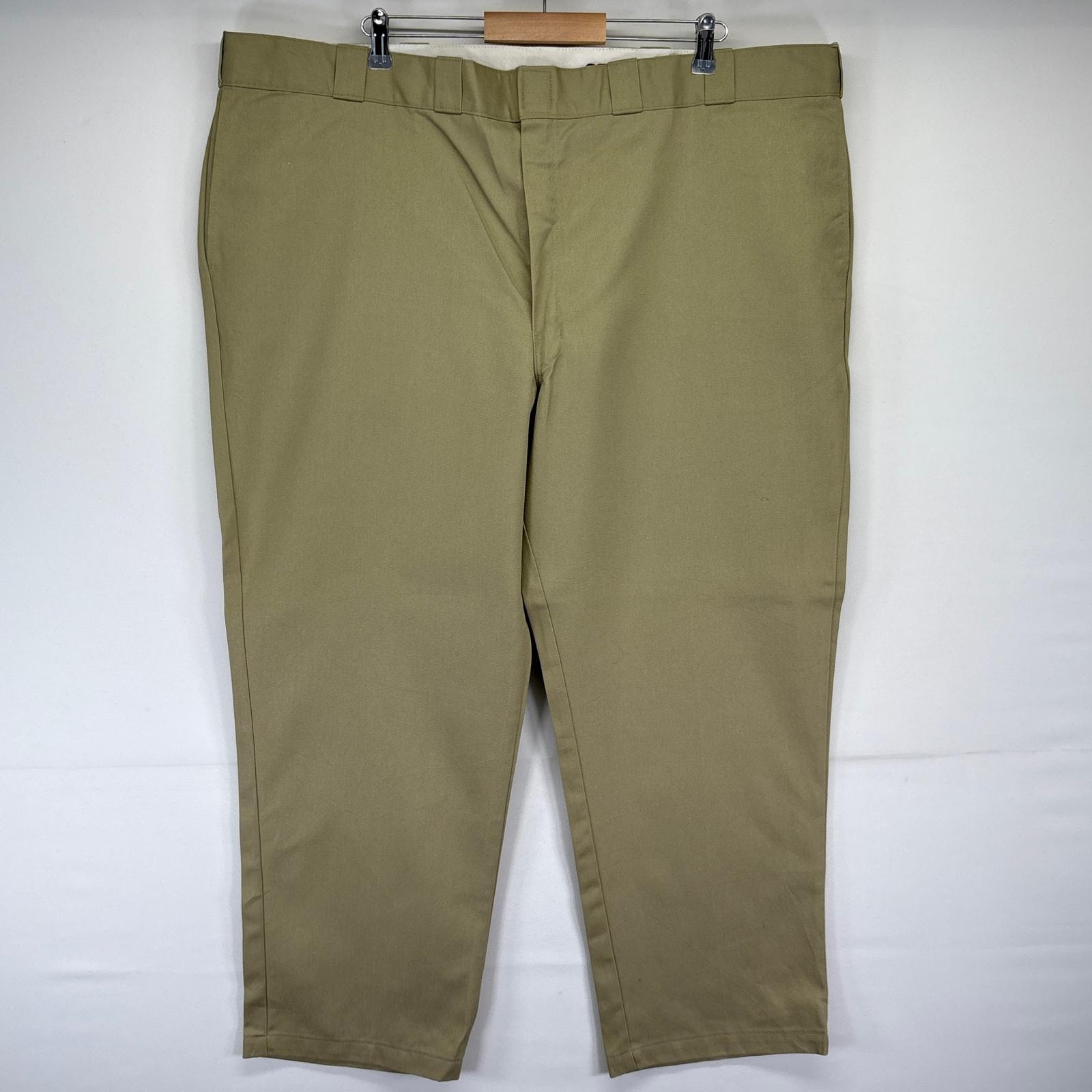古着 ディッキーズ Dickies ワークパンツ 874 ワンポイントロゴ 長ズボン チノパン 大きいサイズ w50 L30 ベージュ系 メンズ