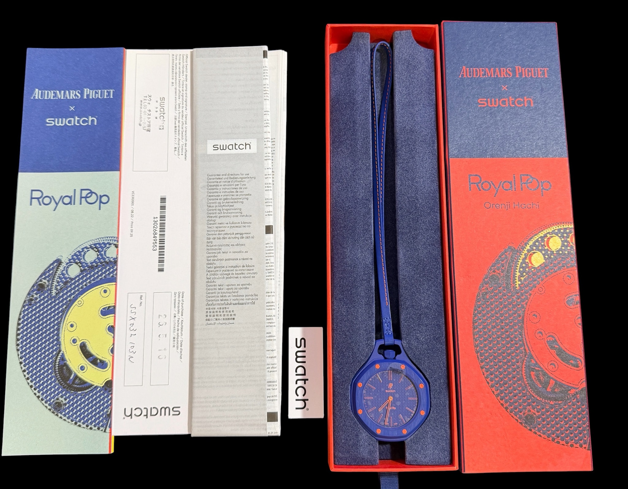Swatch x Audemars Piguet Royal Pop Orenji Hachi "Navy"