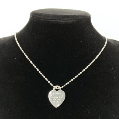 TIFFANY&Co.(ティファニー) リターントゥハートタグ ロングボールチェーン Ag925 ネックレス 21.61g シルバー