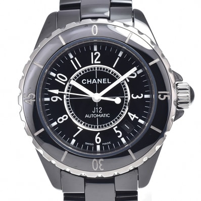 シャネル CHANEL H0685 J12 ブラックセラミック ブラック 自動巻き メンズ 美品 腕時計 Q#149228