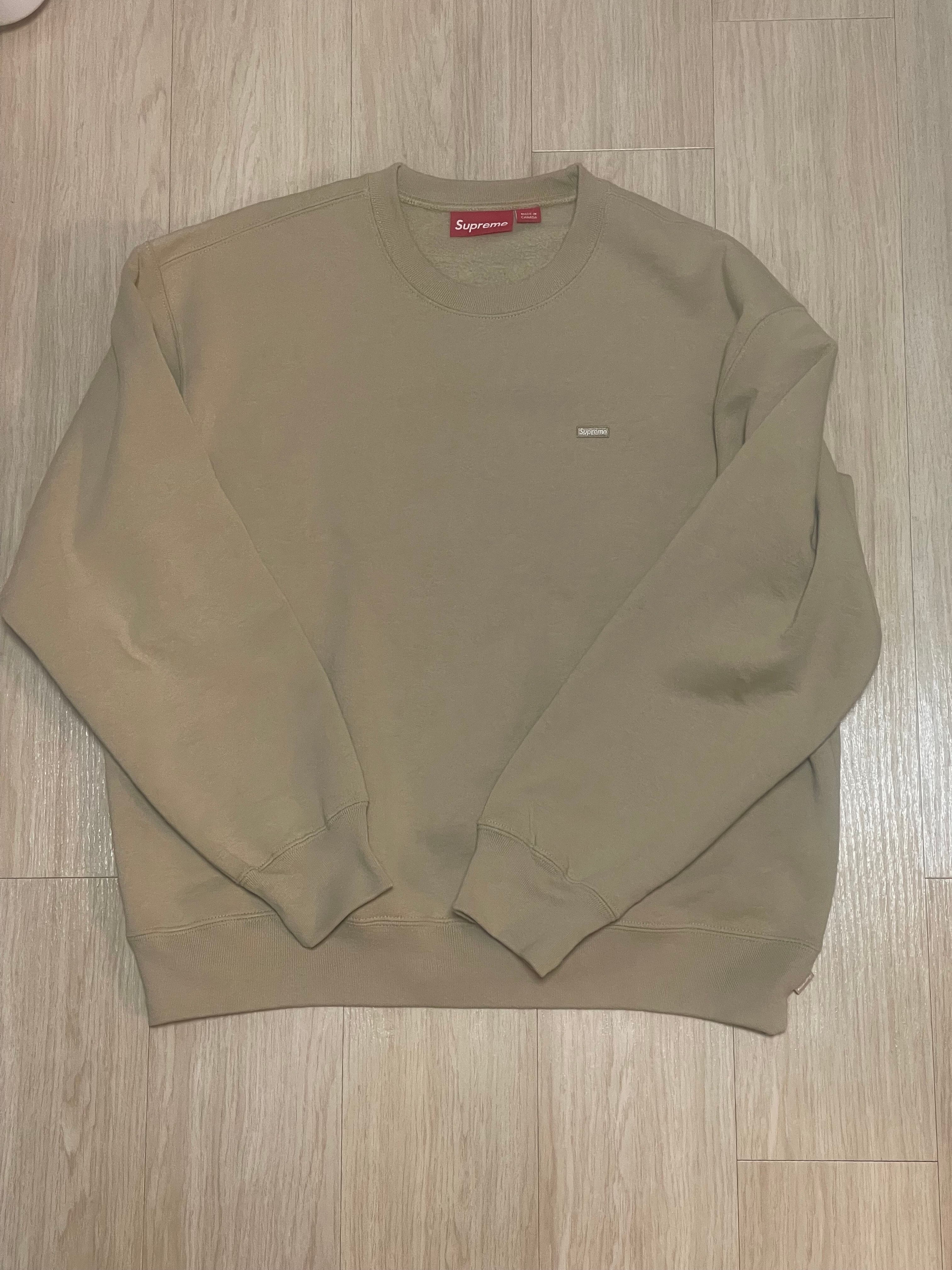Supreme Small Box Crewneck (25FW) "Tan"