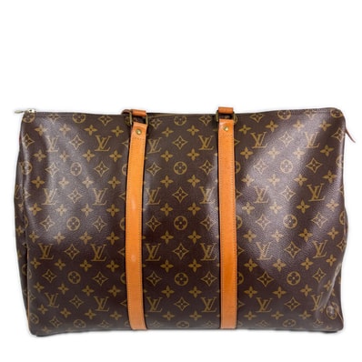 LOUIS VUITTON ルイ・ヴィトン ボストンバッグ バッグ フラネリー45 ブラウン ヌメ革/モノグラムキャンバス ユニセックス