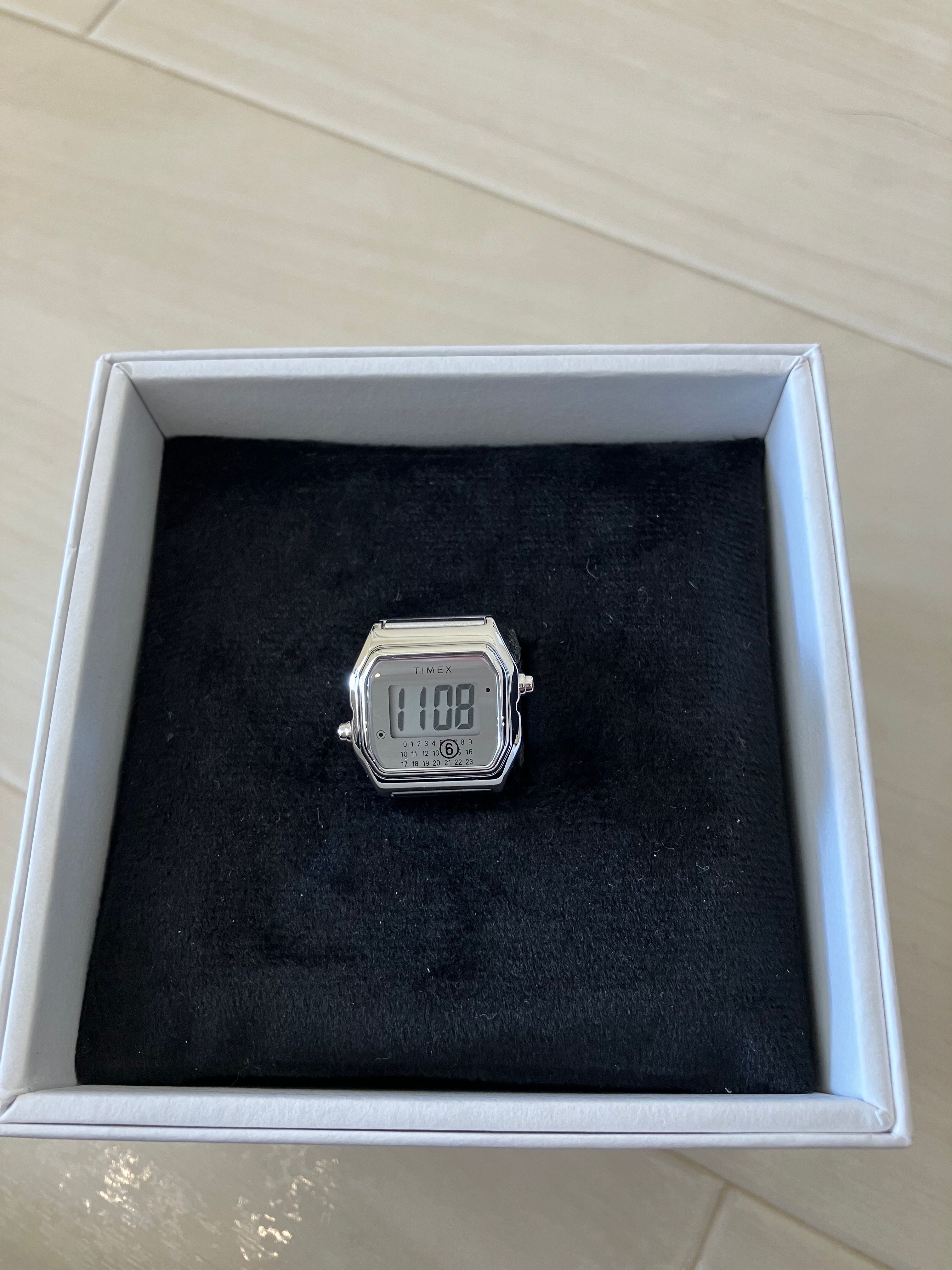 TIMEX x MM6 Maison Margiela T80 Ring Watch "Silver"