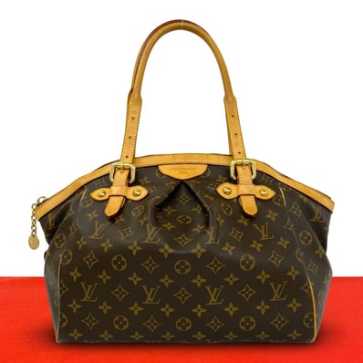 LOUIS VUITTON ルイヴィトン ティヴォリ GM モノグラム PVC レザー ショルダーバッグ ブラウン
60401
