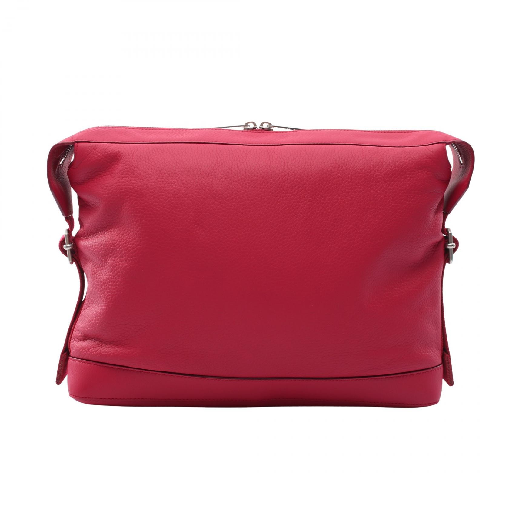 ボッテガヴェネタ BOTTEGA VENETA セカンドバッグ クラッチバッグ バッグ レザー レディース レッド系 【中古】