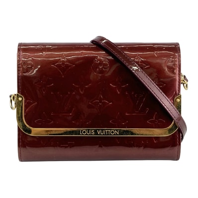 LOUIS VUITTON ルイ・ヴィトン ロスモアPM ウォレット ショルダーバッグ M91547 モノグラムヴェルニ ヴェルニ パープル レディース【中古】