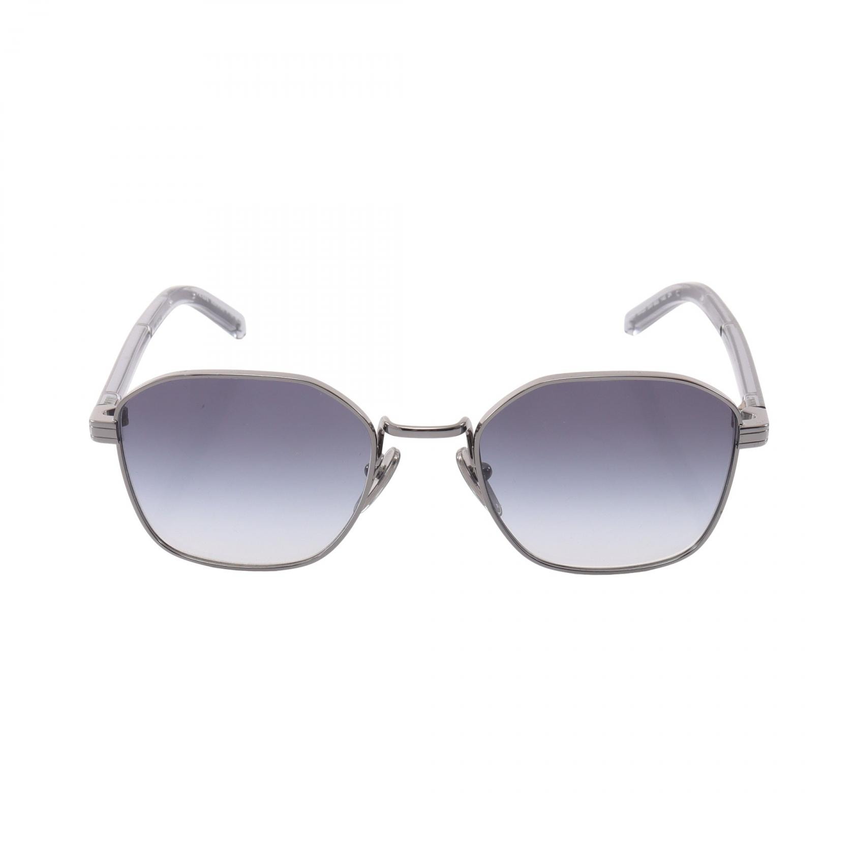 プラダ PRADA グラデーションレンズ サングラス 衣料品 メタル / プラスチック メンズ シルバー系 / クリア系 SPRC50 【中古】