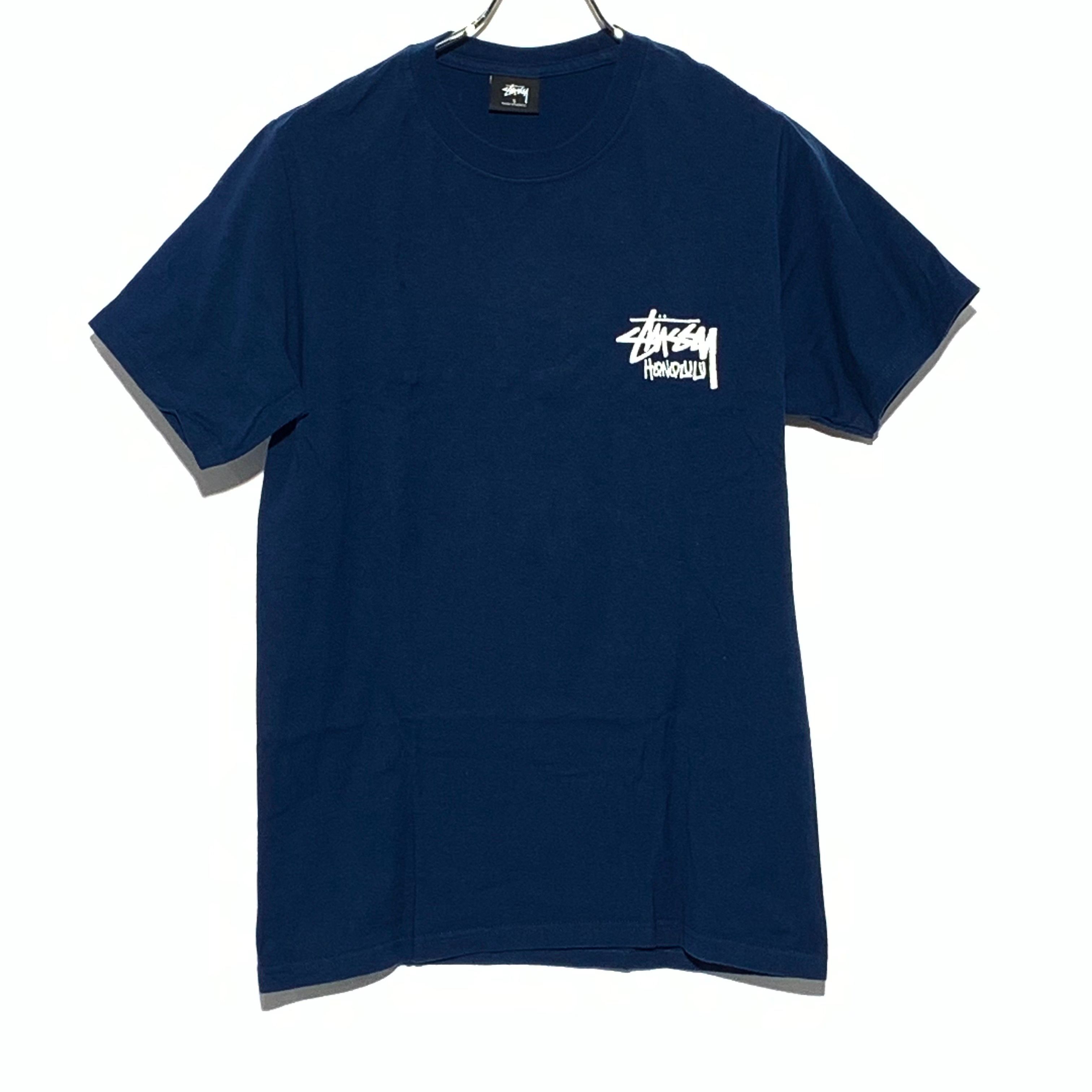 STUSSY limited HONOLULU TEE NAVY