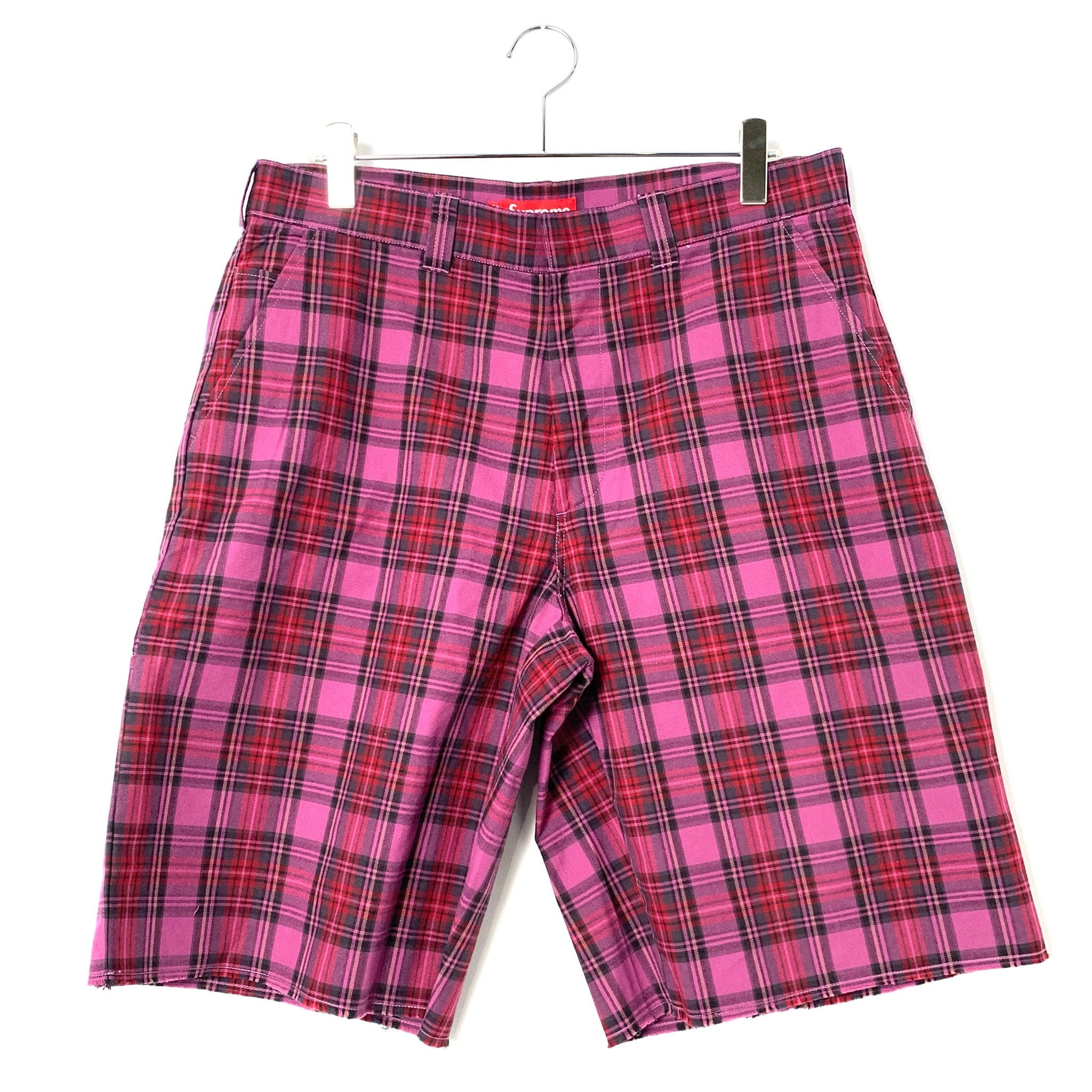 Supreme Work Short (26SS) "Purple Plaid"