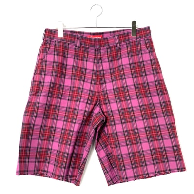 Supreme Work Short (26SS) "Purple Plaid"