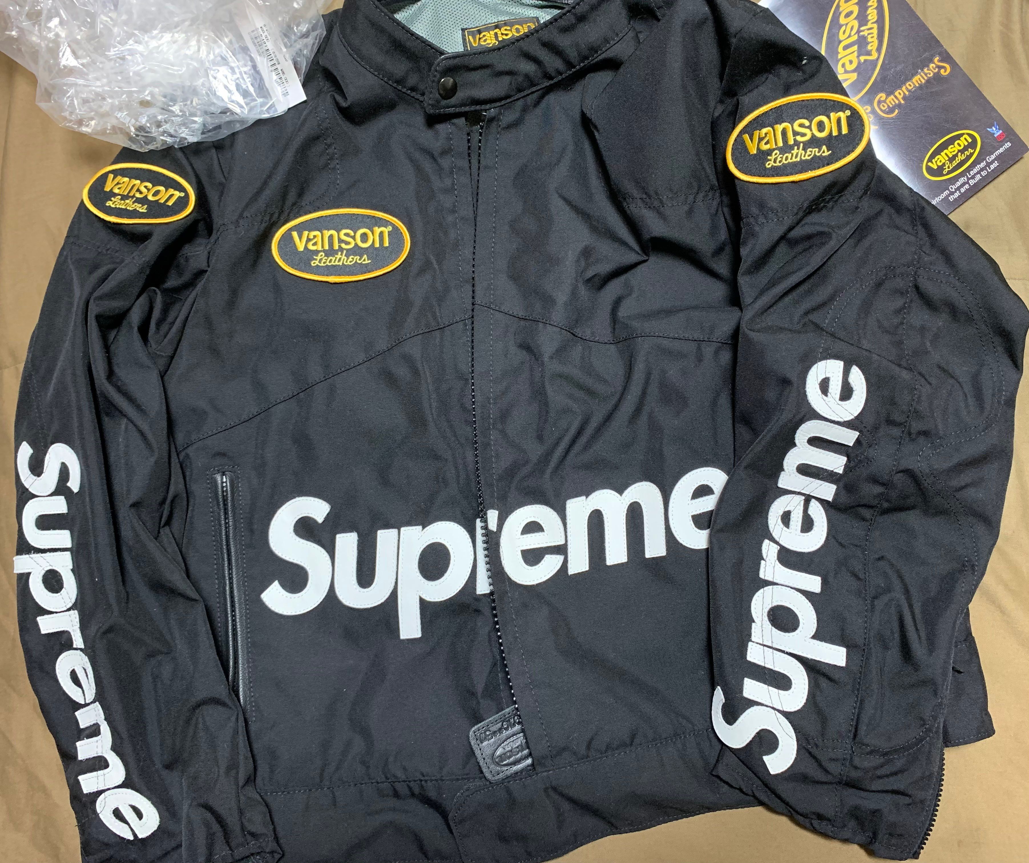 Supreme / Vanson Leathers® Cordura® Jacket "Black"