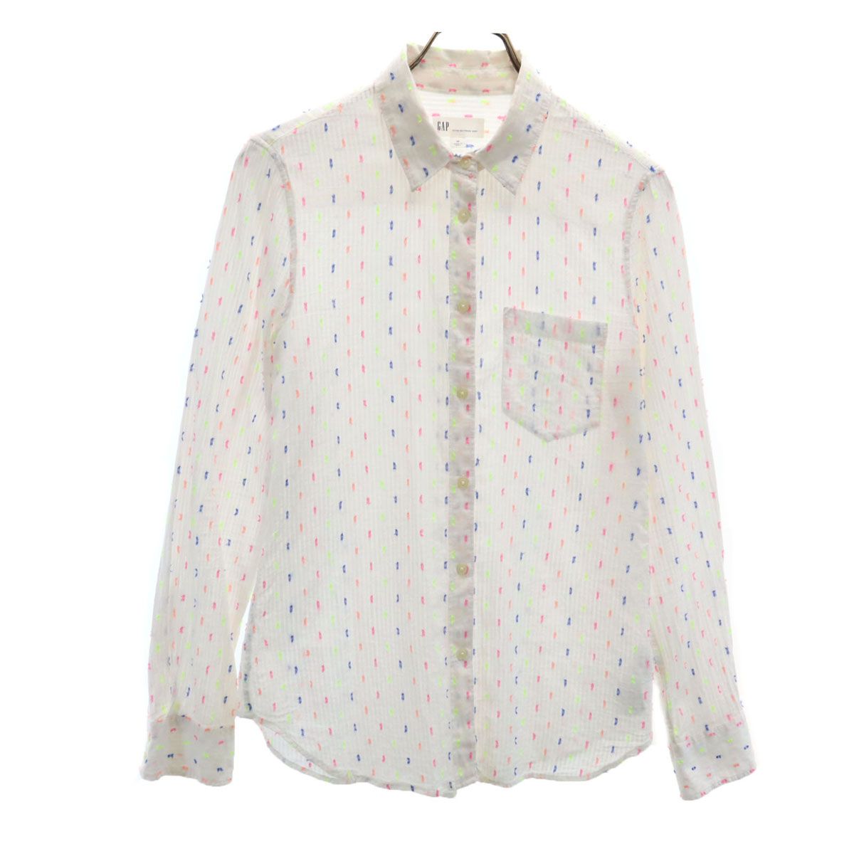 GAP ギャップ ストライプ柄 長袖 シャツ