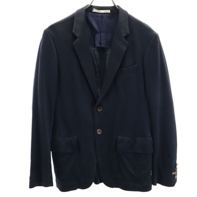PAUL SMITH COLLECTION ポールスミスコレクション 日本製 ジャージー生地 ブレザー M 濃紺 テーラードジャケット アンコン