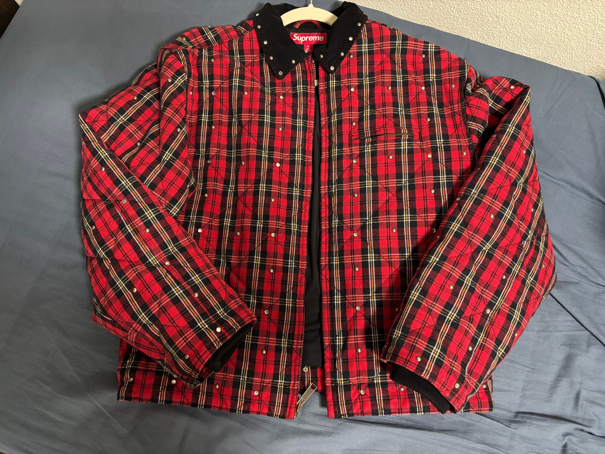 Supreme x b.b. Simon Quilted Work Jacket "Plaid"