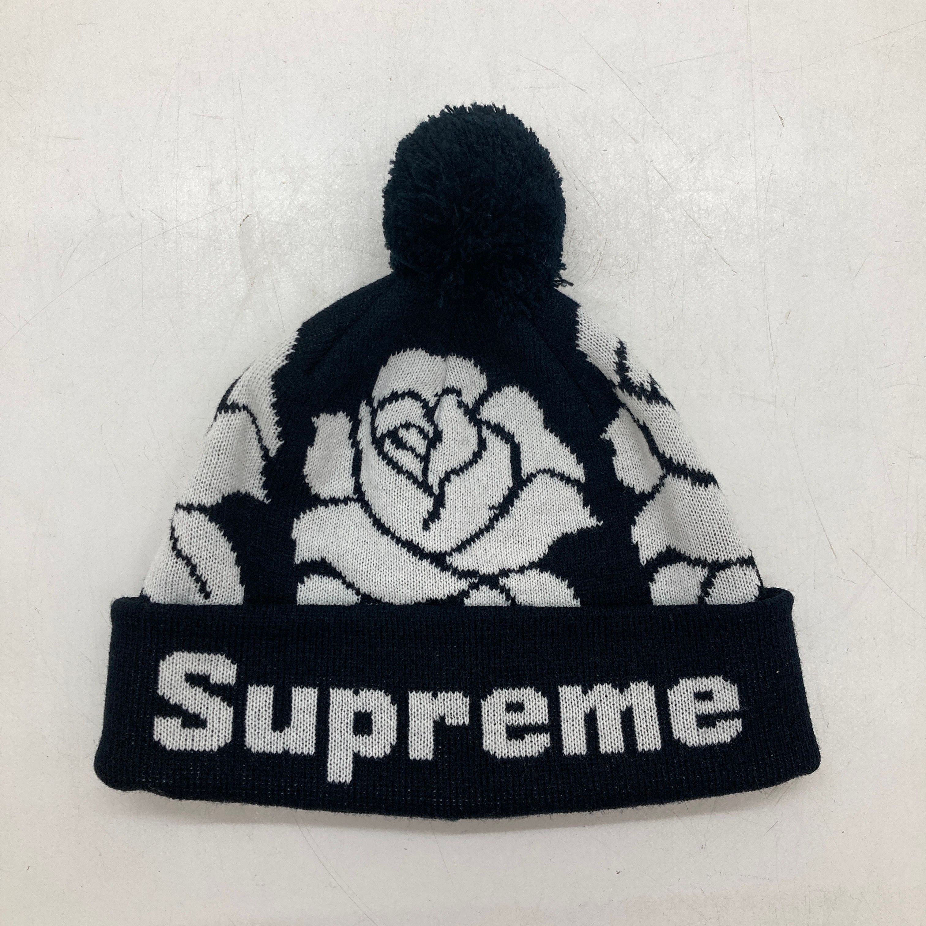 Supreme Rose Beanie "Black"