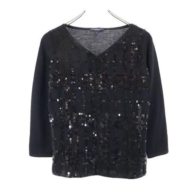 BURBERRY 長袖 スパンコール カットソー