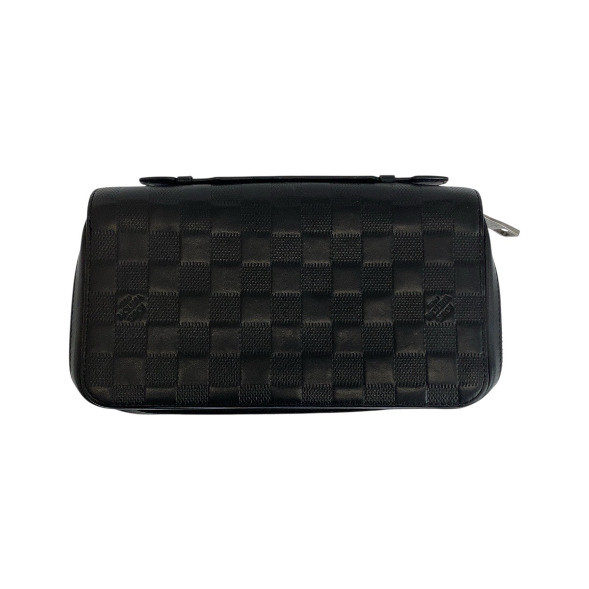 美品 LOUIS VUITTON ルイヴィトン ダミエアンフィニ ジッピーXL オニキス ブラック シルバー金具 レザー 長財布 オーガナイザー クラッチバッグ 506567 【中古】