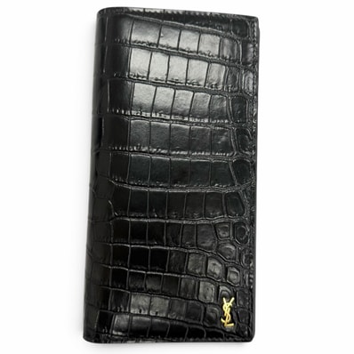 未使用品 サンローランパリ 長財布 ブラック メンズ 864305