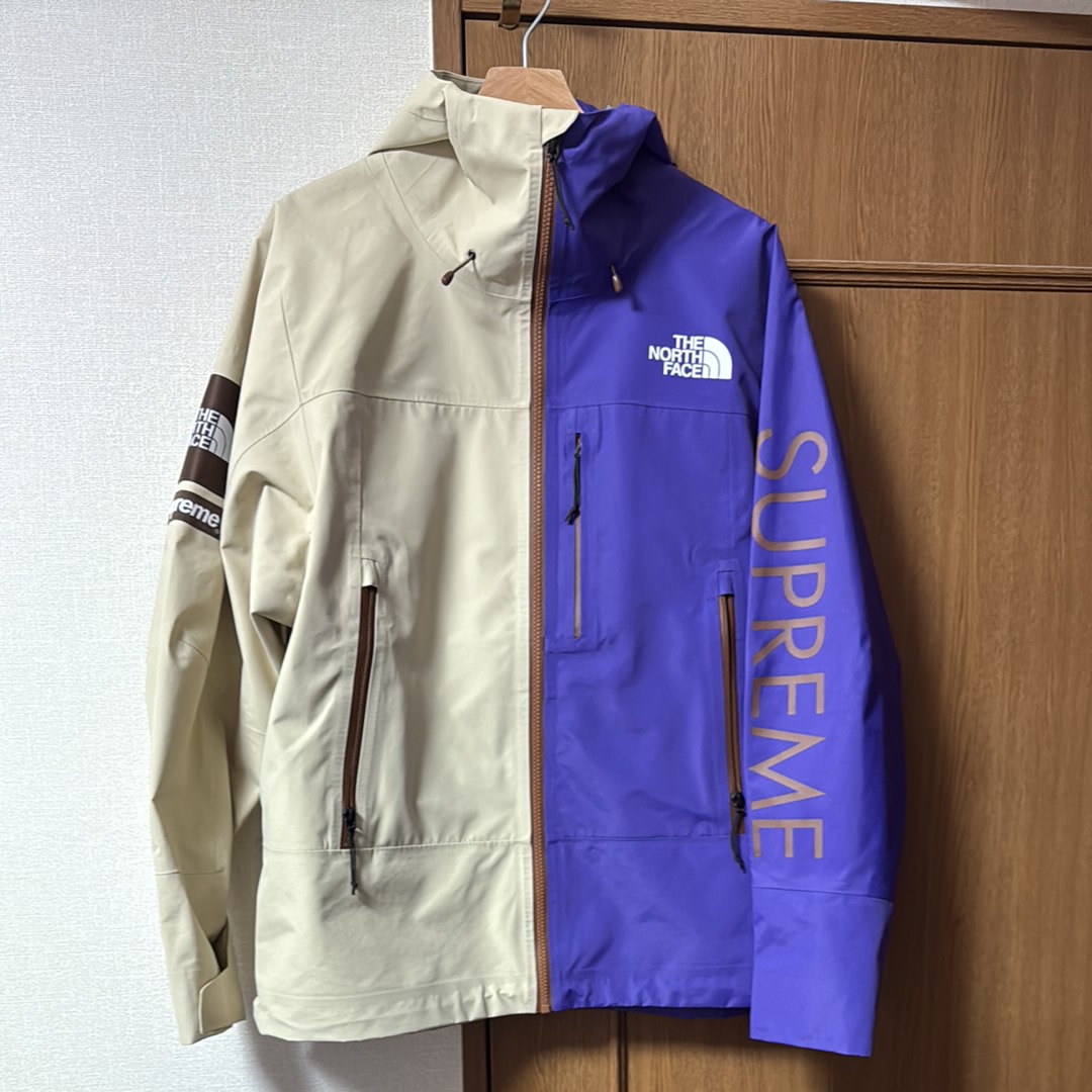 Supreme x The North Face Split Taped Seam Shell Jacket "Tan"