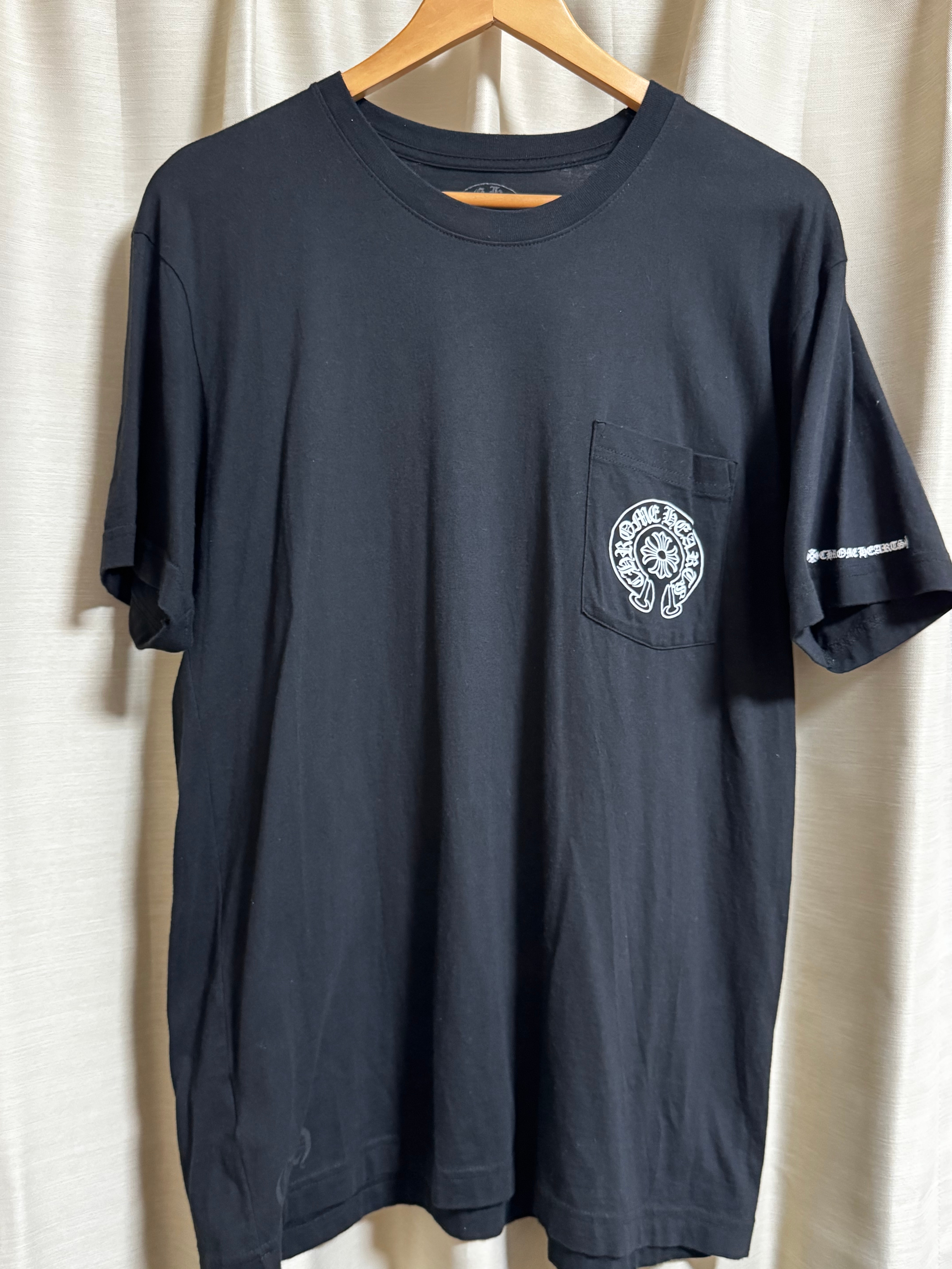 Chrome Hearts Horse Shoe Logo Pocket T-Shirt "Black"