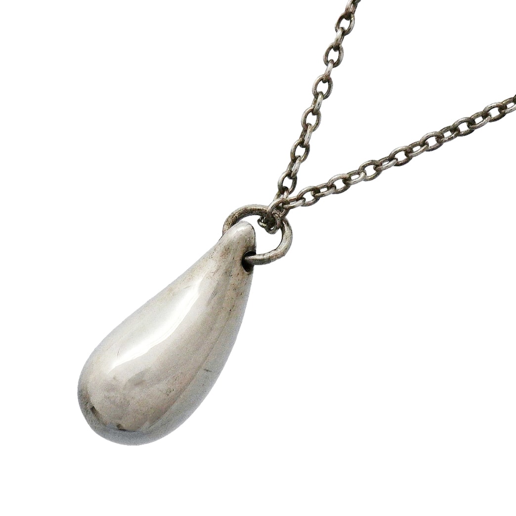 ★SALE【6jgb0244-k】ティファニー ネックレス ティアドロップ シルバー925【中古】レディース