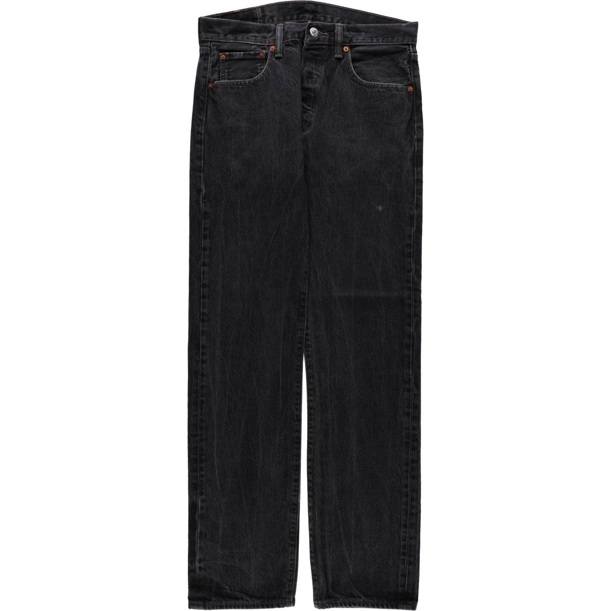 古着 リーバイス Levi's 501-0660 ブラックデニム ストレートデニムパンツ メンズw32相当/eaa668266