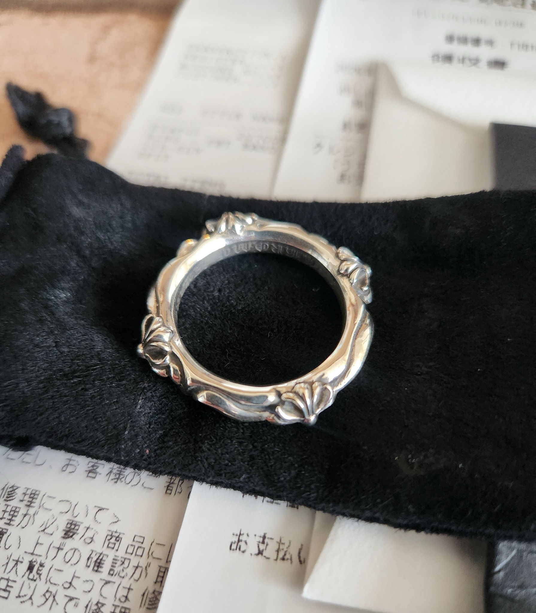 A+ (新品・未使用(ワケあり))】クロムハーツ SBT バンド リング A+ (新品・未使用(ワケあり))】クロムハーツ SBT バンド リング