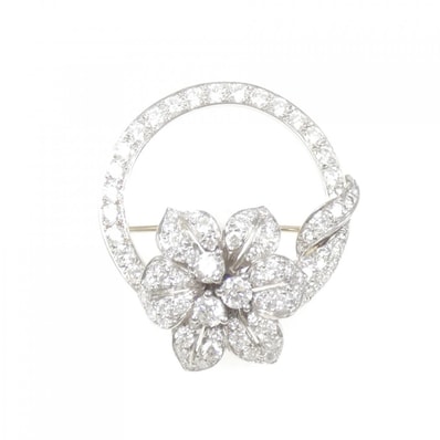 【ヴィンテージ】ティファニー ダイヤモンド ブローチ