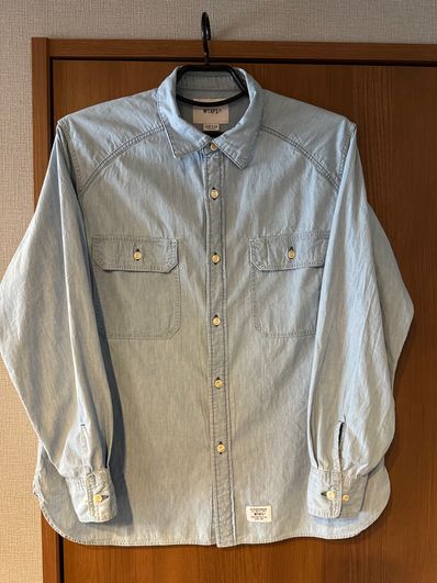 WTAPS CB / LS / Cotton Chambray "Indigo" 242WVDT-SHM02