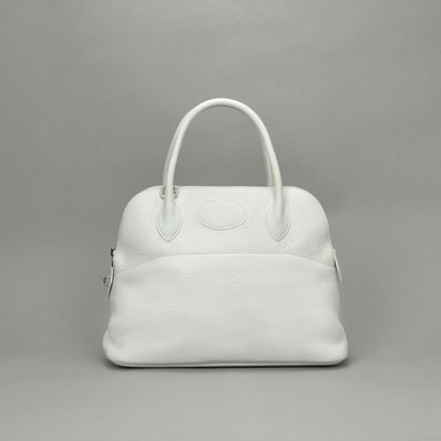 エルメス HERMES ボリード31 ボリード 31 バッグ トートバッグ ショルダーバッグ トリヨンクレマンス ホワイト White 白 シルバー金具 ハンドバッグ 2way
