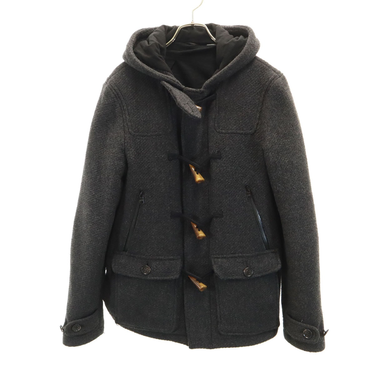 ARMANI EXCHANGE アルマーニエクスチェンジ ダッフルコート S チャコールグレー