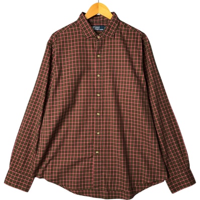 古着 ラルフローレン Ralph Lauren 長袖 コットンチェックシャツ メンズXL相当/eaa575431