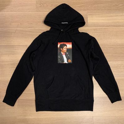 Supreme Michael Jackson Hooded Sweatshirt "Black"