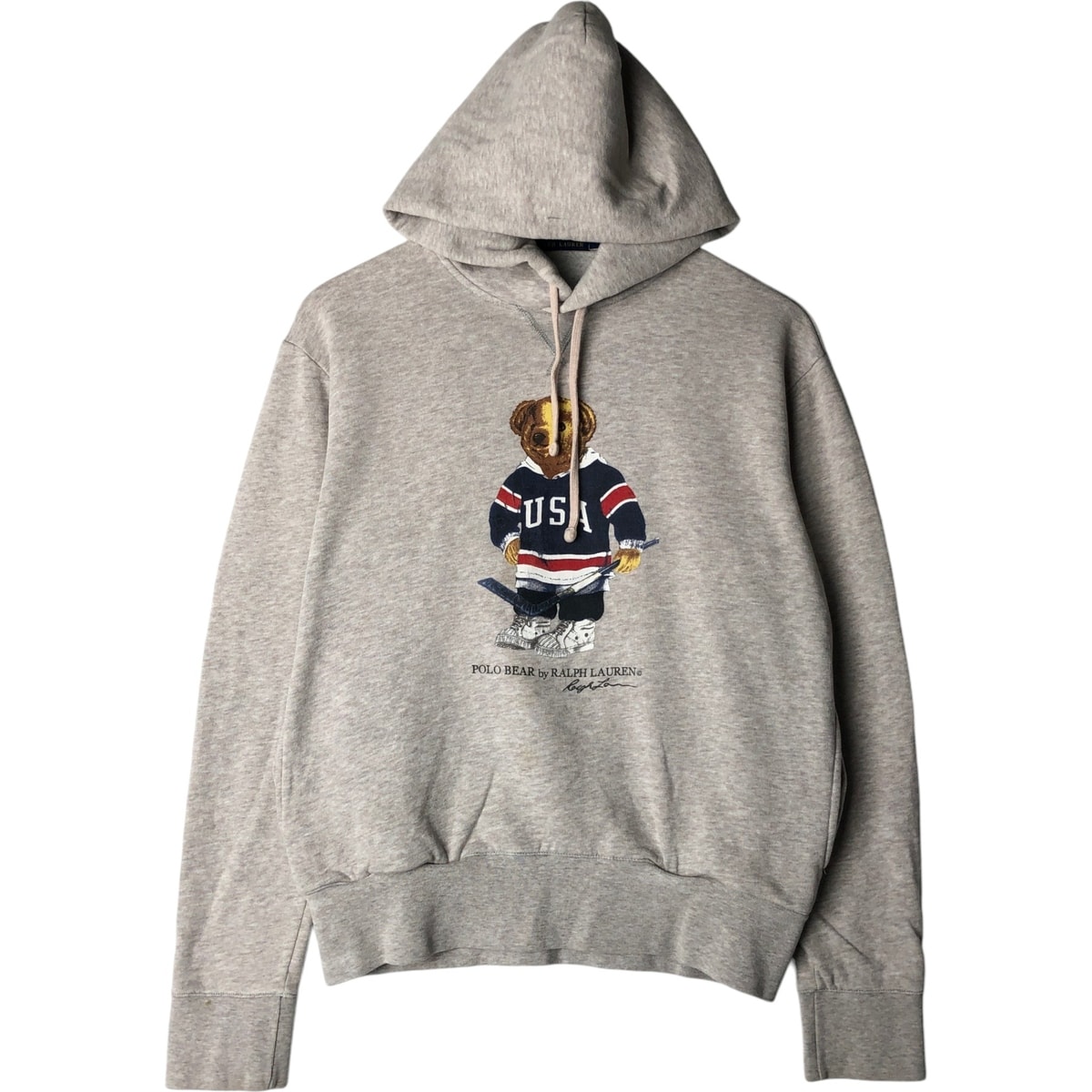 古着 ラルフローレン Ralph Lauren POLO RALPH LAUREN ポロベア スウェットプルオーバーパーカー メンズS相当/eaa630083