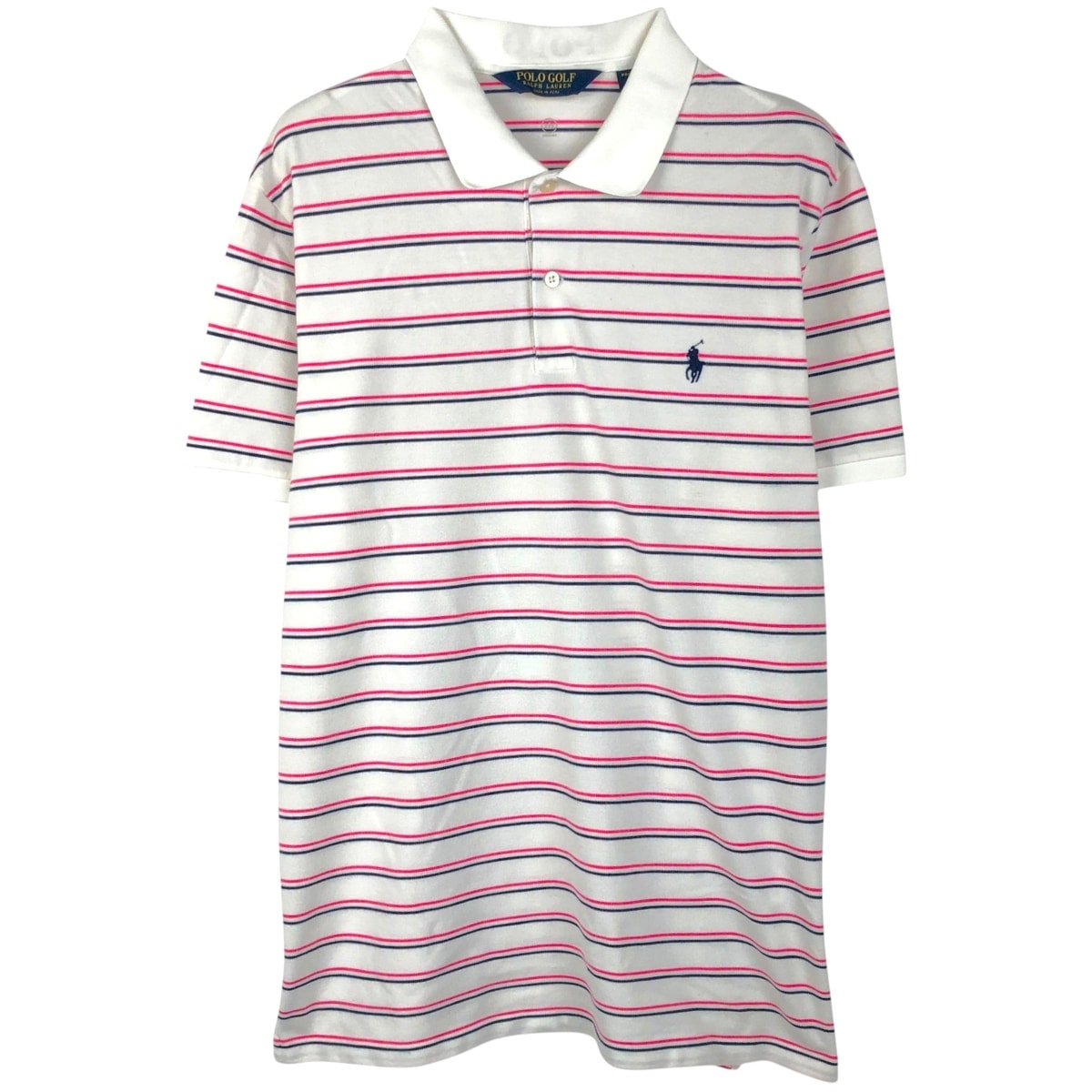 古着 ラルフローレン Ralph Lauren POLO GOLF ポロゴルフ 半袖 ボーダー ポロシャツ メンズL相当 ヴィンテージ/eaa644721